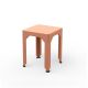 Tabouret HEGOA Matière Grise, coloris orange givrée