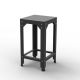 Tabouret haut 63 cm HEGOA Matière Grise, coloris anthracite