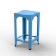 Tabouret haut 63 cm HEGOA Matière Grise, coloris azur