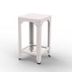 Tabouret haut 63 cm HEGOA Matière Grise, coloris eggshell