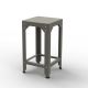 Tabouret haut 63 cm HEGOA Matière Grise, coloris taupe