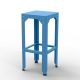 Tabouret haut 75 cm HEGOA Matière Grise, coloris azur