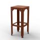 Tabouret haut 75 cm HEGOA Matière Grise, coloris terracotta