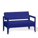 Canapé klein dossier basculant MINI-SOFA HEGOA Matière Grise, coloris coussin Sunbrella true blue