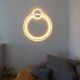 Applique LEDs O²Henri Bursztyn, alimentation par platine murale rétro-éclairée