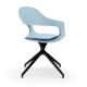 Chaise pivotante pied noir FRENCHKISS HIGH coloris Breeze - Enrico Pellizzoni