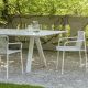 Table ARKI outdoor HPL blanc Pedrali