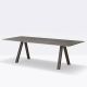 Table ARKI outdoor HPL effet marbre 3445 Pedrali, 200 x 100 cm