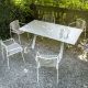 Table ARKI outdoor HPL blanc Pedrali, 200 x 100 cm