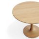 Table de repas ronde Ø 90 cm TURNTABLE Zeitraum, chêne massif