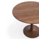 Table de repas ronde Ø 90 cm TURNTABLE Zeitraum, noyer américain massif