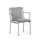 Fauteuil accoudoirs métal JUGO Prostoria, Chassis Anthracite-tissu outdoor Patio 140