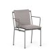 Fauteuil accoudoirs métal JUGO Prostoria, Chassis Anthracite-tissu outdoor Patio 220