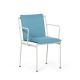 Fauteuil accoudoirs métal JUGO Prostoria, Chassis Blanc-tissu outdoor Patio 740