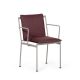 Fauteuil accoudoirs métal JUGO Prostoria, Chassis Ciment-grège-tissu outdoor Patio 570