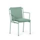 Fauteuil accoudoirs métal JUGO Prostoria, Chassis Vert armande-tissu outdoor Patio 840