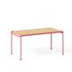 Table outdoor 140 x 80 cm JUGO Prostoria, coloris calypso red