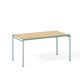 Table outdoor 140 x 80 cm JUGO Prostoria, coloris vert amande