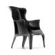 Fauteuil PASHA 660 noir Pedrali