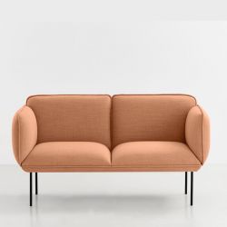 Canapé tissu Petit 2 places 160 cm NAKKI Woud