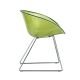 Chaise GLISS 921 translucide verte Pedrali