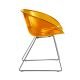 Chaise GLISS 921 translucide orange Pedrali