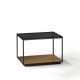 Table d'appoint carrée RITA h 50 cm Kendo, finition chêne naturel