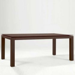 Table rectangulaire ABACO CUIR Enrico Pellizzoni