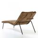 Chaise longue DAYBED Cuir ancien Argila Enrico Pellizzoni