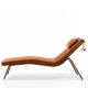 Chaise longue DAYBED Cuir ancien Bulgaro Enrico Pellizzoni