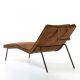 Chaise longue DAYBED Cuir ancien Naturale Enrico Pellizzoni