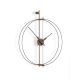 Horloge murale MINI BARCELONA PREMIUM Nomon, Finition fibre de verre noir