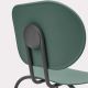 Chaise HARI empilables polypropylène Ondarreta, pieds anthracite et assise vert cantabrique