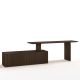 Bureau VELASCA DESK 3 caissons Punt, noyer