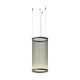 Suspension cylindrique ARRAY Ø37 cm Vibia, hauteur 73 cm, coloris vert