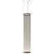 Suspension cylindrique ARRAY Ø37 cm Vibia, hauteur 193 cm, coloris beige