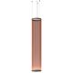 Suspension cylindrique ARRAY Ø37 cm Vibia, hauteur 193 cm, coloris terre rouge