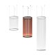 Suspension cylindrique ARRAY Ø55 cm Vibia, h 113 cm, coloris terre rouge