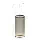 Suspension cylindrique ARRAY Ø55 cm Vibia, h 113 cm, coloris vert