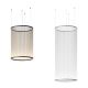 Suspension cylindrique ARRAY Ø 83 cm, h 113 cm, coloris beige Vibia