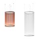 Suspension cylindrique ARRAY Ø 83 cm, h 113 cm, coloris terre rouge Vibia