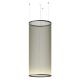 Suspension cylindrique ARRAY Ø 83 cm, h 193 cm, coloris vert Vibia