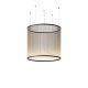 Suspension cylindrique ARRAY Ø 124 cm Vibia, h 113 cm, coloris beige
