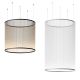 Suspension cylindrique ARRAY Ø 124 cm Vibia, h 113 cm, coloris beige