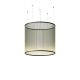 Suspension cylindrique ARRAY Ø 124 cm Vibia, h 113 cm, coloris vert