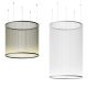 Suspension cylindrique ARRAY Ø 124 cm Vibia, h 113 cm, coloris vert