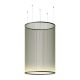 Suspension cylindrique ARRAY Ø 124 cm Vibia, h 193 cm, coloris vert