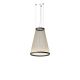 Suspension conique ARRAY Ø55 cm Vibia, H 70 cm coloris beige 