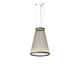 Suspension conique ARRAY Ø55 cm Vibia, H 70 cm coloris vert 