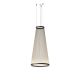 Suspension conique ARRAY Ø55 cm Vibia, H 113 cm coloris beige 